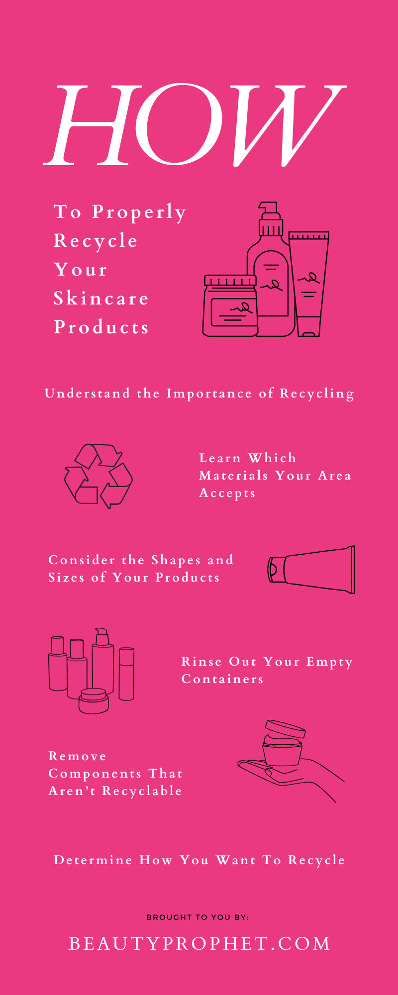 How To Properly Recycle Your Skincare Products