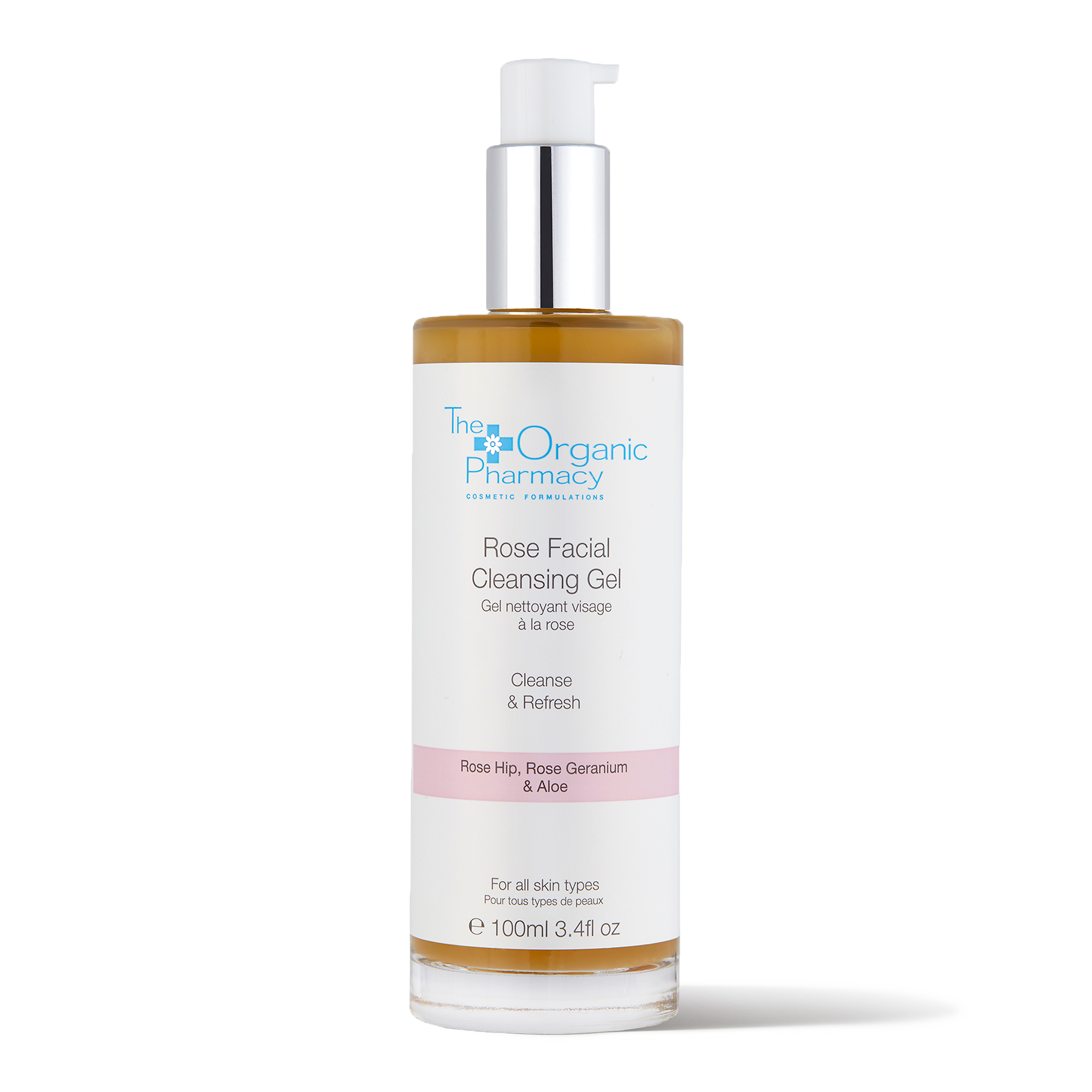 rose facial cleansing gel organic pharmacy all skin types