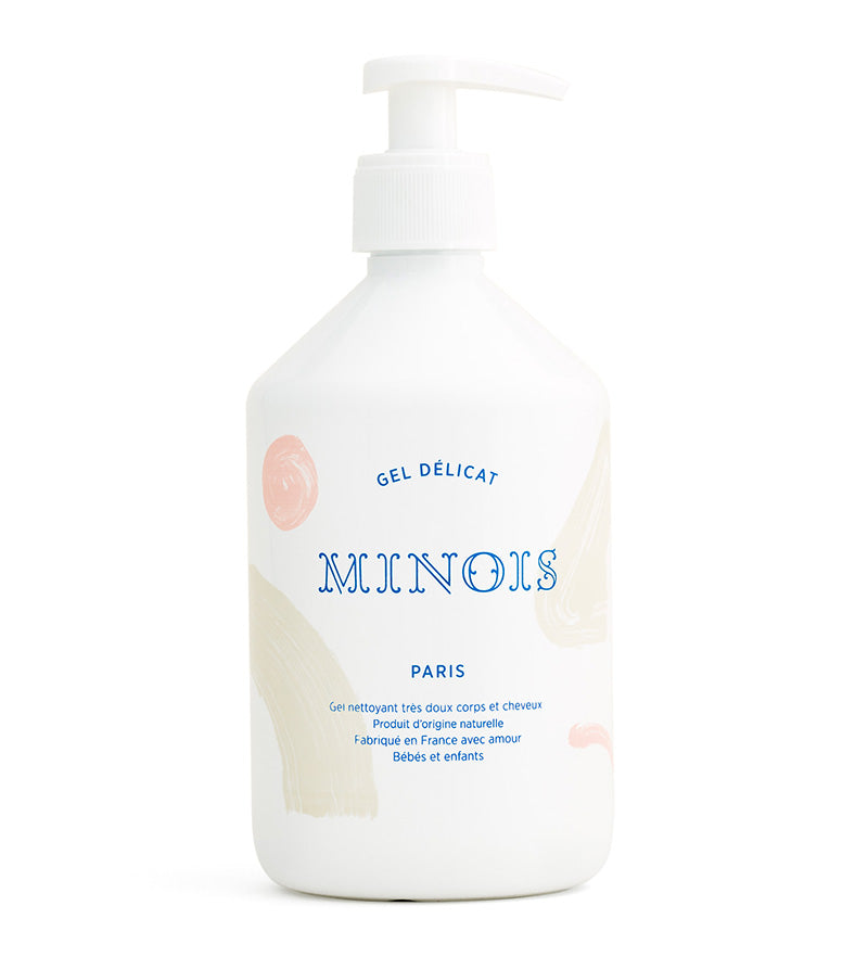 Minois Natural Face and Body Cleansing Gel Body Wash for Kids