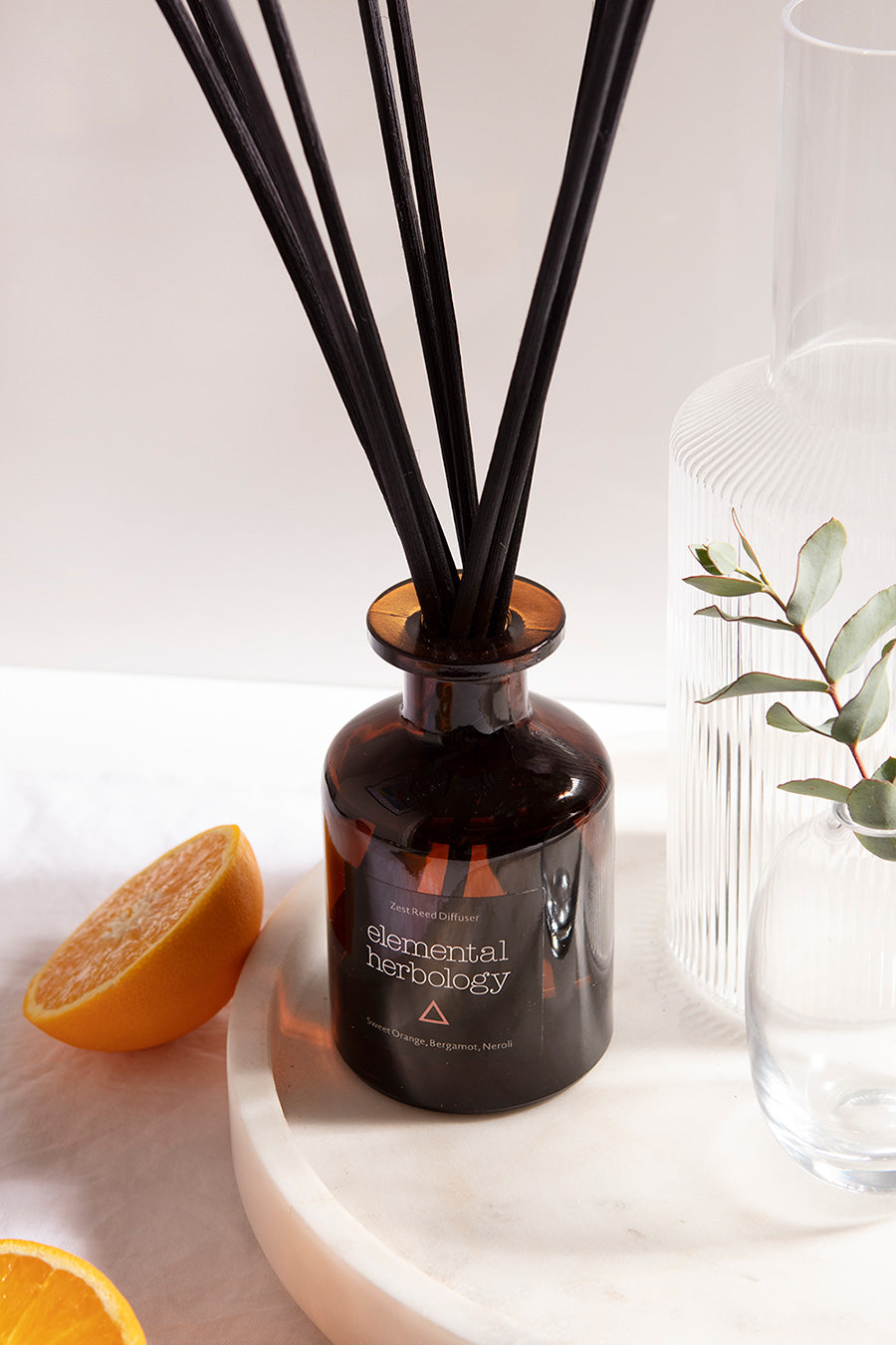 Zest Sweet Orange & Bergamot Aromatherapy Reed Diffuser (5.8 fl.oz, 173ml)