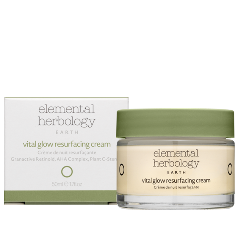 Vital Glow Resurfacing Facial Cream on white background